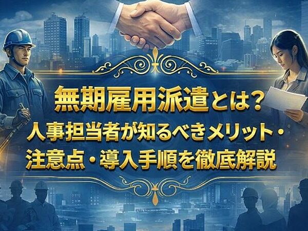 無期雇用派遣とは？人事担当者が知るべきメリット・注意点・導入手順を徹底解説