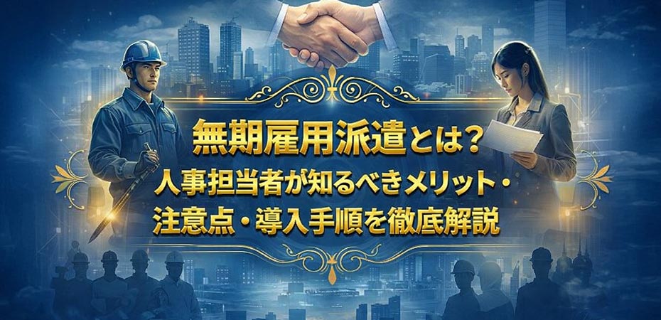 無期雇用派遣とは？人事担当者が知るべきメリット・注意点・導入手順を徹底解説