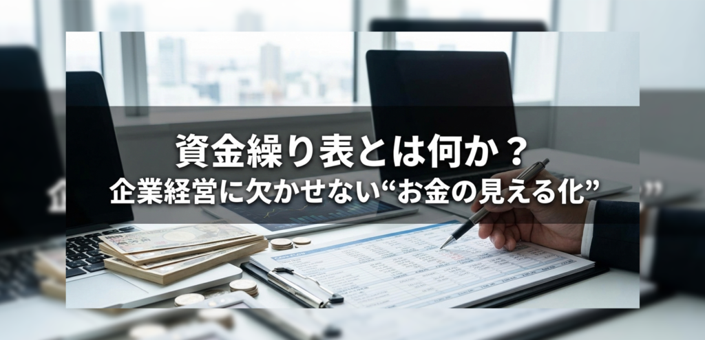 資金繰り表とは何か？企業経営に欠かせない“お金の見える化”