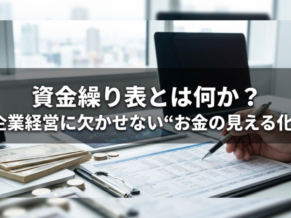 資金繰り表とは何か？企業経営に欠かせない“お金の見える化”