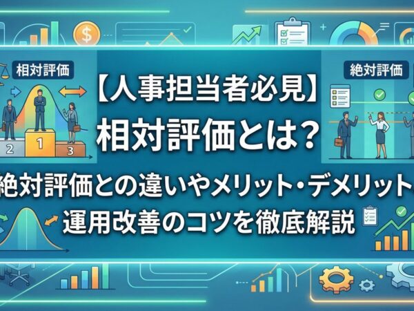 【人事担当者必見】相対評価とは？絶対評価との違いやメリット・デメリット、運用改善のコツを徹底解説