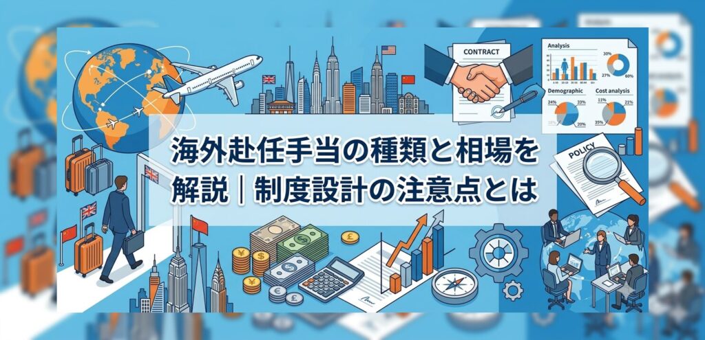 海外赴任手当の種類と相場を解説｜制度設計の注意点とは