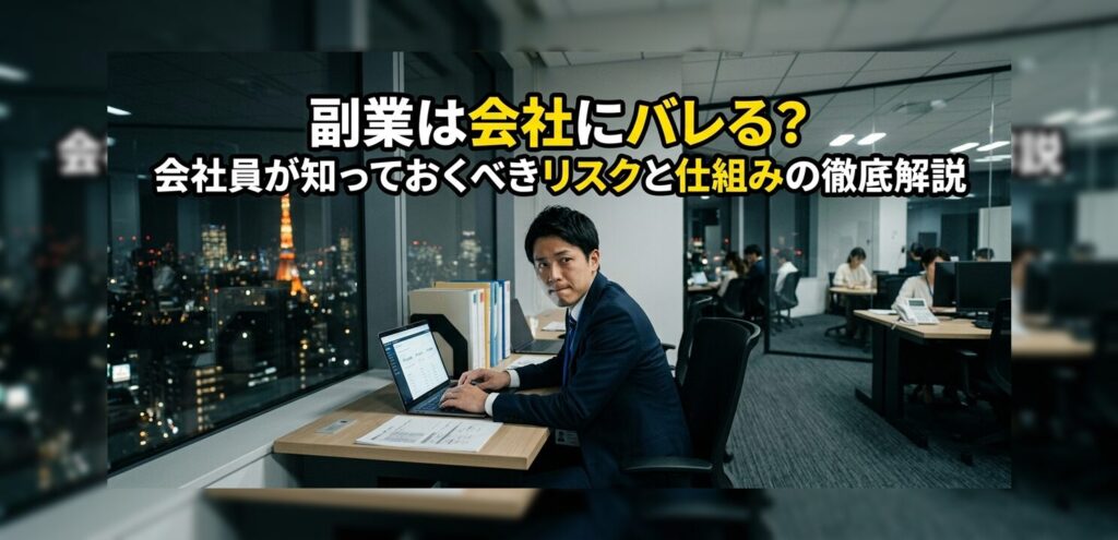 副業は会社にバレる？会社員が知っておくべきリスクと仕組みの徹底解説