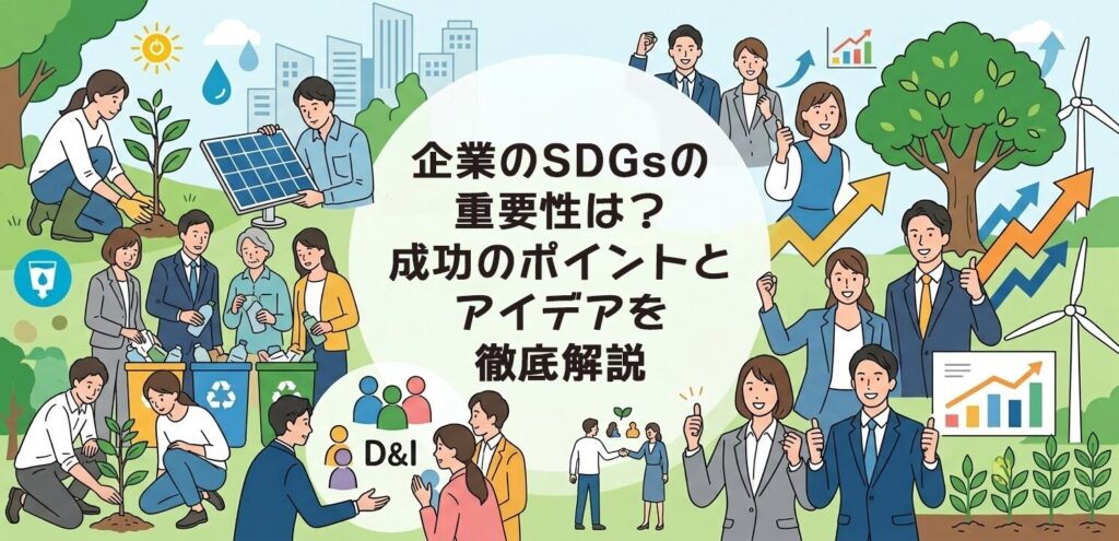 企業のSDGsの重要性は？成功のポイントとアイデアを徹底解説