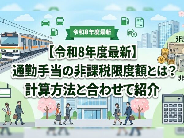 【令和8年度最新】通勤手当の非課税限度額とは？計算方法と合わせて紹介