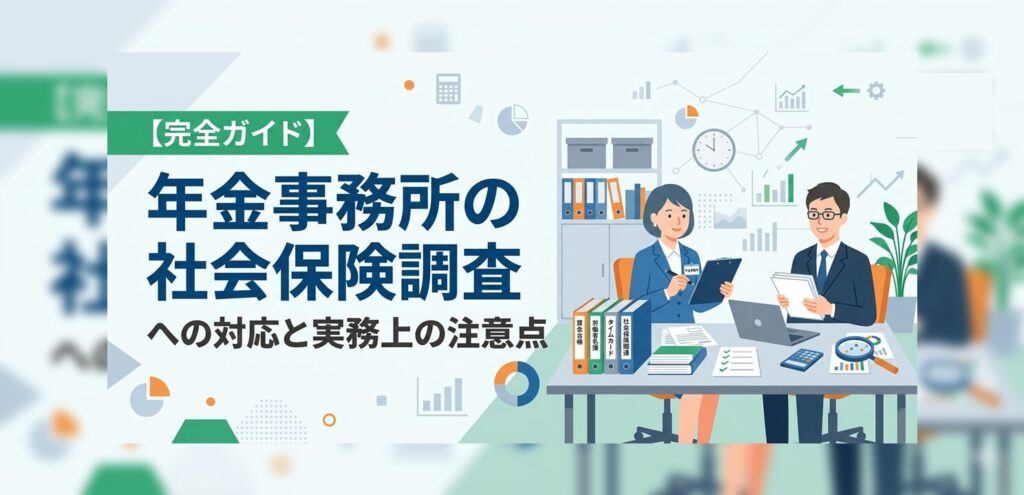 【完全ガイド】年金事務所の社会保険調査への対応と実務上の注意点
