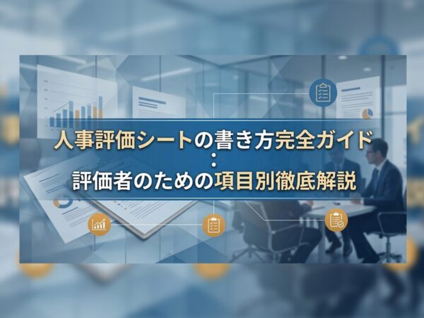 人事評価シートの書き方完全ガイド：評価者のための項目別徹底解説